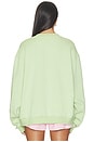 view 3 of 5 Razzle Dazzle V4 Kara Crewneck Sweatshirt in Light Green
