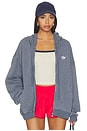 view 2 of 5 SWEAT À CAPUCHE I MISS NOTHING ABOUT YOU HARLEY ZIP-UP in Blue