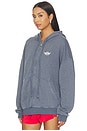 view 5 of 5 SWEAT À CAPUCHE I MISS NOTHING ABOUT YOU HARLEY ZIP-UP in Blue