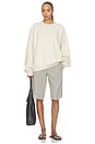 view 5 of 5 SWEAT ALL-STAR DISTRESSED KARA CREWNECK in Oatmeal Heather