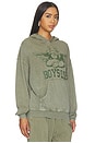 view 2 of 4 Old School Racer Hoodie in Green