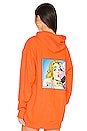 view 4 of 5 What Are You Going To Do Without Him Hoodie in Orange