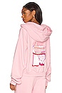 view 1 of 6 No Smoke Without Fire Hoodie in Baby Pink