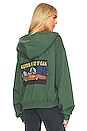 view 1 of 5 Heart Racer Hoodie in Green