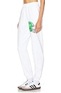 view 4 of 7 Don't Fumble Mac Slim Sweatpants in White