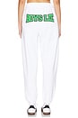 view 5 of 7 Don't Fumble Mac Slim Sweatpants in White