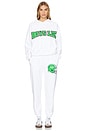 view 6 of 7 Don't Fumble Mac Slim Sweatpants in White