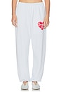 view 1 of 6 Cowboys Lie Terry Natural Kimmy Pant in Light Blue