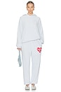 view 5 of 6 Cowboys Lie Terry Natural Kimmy Pant in Light Blue