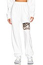 view 1 of 5 Stupid Cupid Sweatpants in White