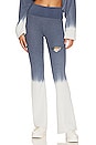 view 1 of 4 Heavenly Love Thermal Pant in Navy Dip Dye