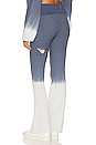 view 3 of 4 Heavenly Love Thermal Pant in Navy Dip Dye