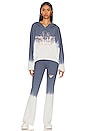 view 4 of 4 Heavenly Love Thermal Pant in Navy Dip Dye