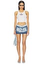 view 5 of 6 X Von Dutch Mini Skirt in Blue