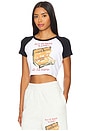 view 2 of 5 All That Baggage All Yours Crop Tee in White