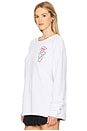 view 3 of 4 World Tour Round 2 Thermal Top in White