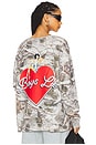 view 1 of 6 On The Edge Thermal Bf Long Sleeve in Multi