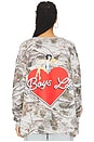 view 4 of 6 On The Edge Thermal Bf Long Sleeve in Multi