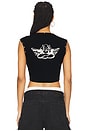 view 3 of 5 ELECTRIC LOVE REBEL 탱크탑 in Black