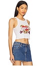 view 2 of 4 Breakfast Beers Beegee Tank Top in White