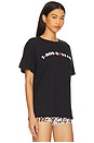 view 3 of 5 1-800 Heart Boyfriend Tee in Black