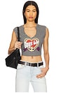 view 1 of 5 Breakfast Beers Rebel Tank Top in Dark Heather Grey