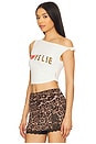 view 2 of 4 The Caitlyn Coded Twisted Tank Top in Off White