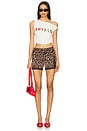 view 4 of 4 The Caitlyn Coded Twisted Tank Top in Off White