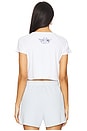 view 3 of 5 Gotta Jet All Yours Crop Tee in White