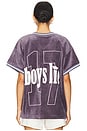 view 4 of 5 Step Up To The Plate Homerun Hero Top in Blue