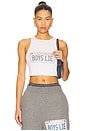 view 1 of 4 Driver's License Bee Gee Tank Top in White