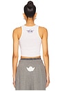 view 3 of 4 Driver's License Bee Gee Tank Top in White