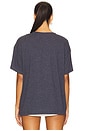 view 3 of 4 Out Of Their League Heather Bf Tshirt in Navy