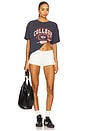 view 4 of 4 Out Of Their League Heather Bf Tshirt in Navy