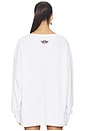 view 3 of 4 Rocker Thermal Bf Longsleeve Tee in White