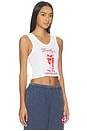 view 2 of 4 X Loverboy Flirty Shirley Randy Tank Top in White