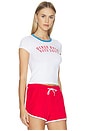 view 2 of 4 Girls Rule Boys Drool Baby Tee in White