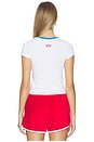 view 3 of 4 Girls Rule Boys Drool Baby Tee in White