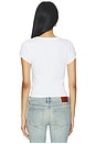view 3 of 5 Boys Will Be Boys Who Lie Baby Tee in White