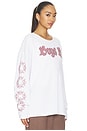 view 2 of 5 Rocker Thermal Bf Tee in White