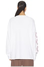 view 4 of 5 Rocker Thermal Bf Tee in White