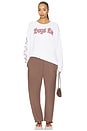 view 5 of 5 Rocker Thermal Bf Tee in White