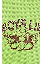 view 6 of 6 Love Bites V2 Thermal Boyfriend Tee in Green