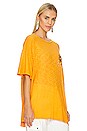 view 3 of 4 Eyes Wide Shut Boyfriend Tee in Orange