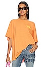 view 2 of 4 Washed Up Boyfriend Tee in Orange