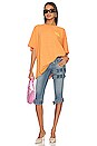 view 4 of 4 Washed Up Boyfriend Tee in Orange