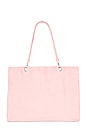 view 2 of 4 Velour Tote Bag in Baby Pink
