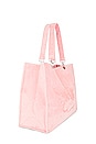 view 3 of 4 Velour Tote Bag in Baby Pink