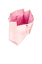 view 4 of 4 Velour Tote Bag in Baby Pink
