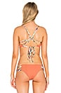 view 3 of 4 Dylan the Desperado Bikini Top in Paprika